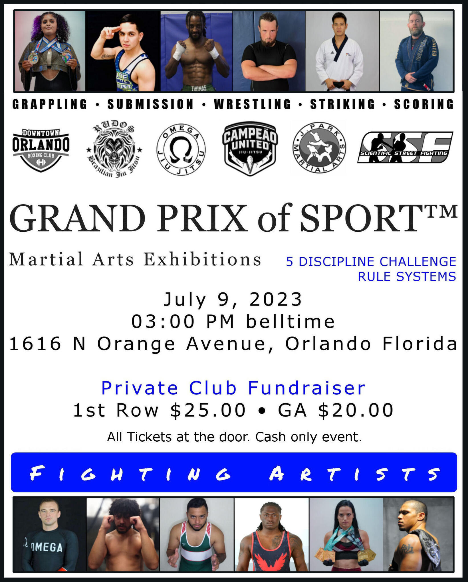 Grand Prix of Sport℠ Martial Arts Exhibitions Grand Prix of Sport℠ Martial Arts Exhibitions